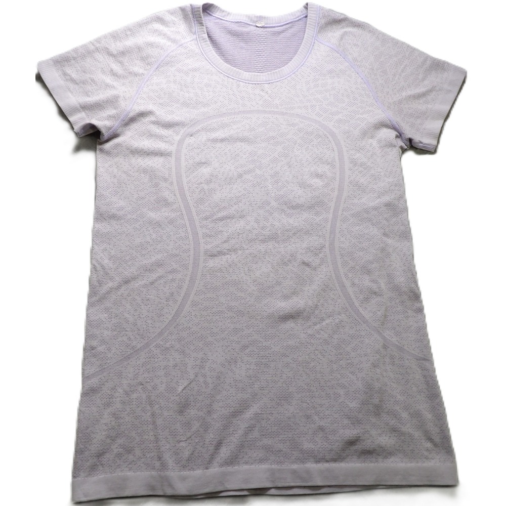 Lululemon Swiftly Tech 2.0 Short Sleeves Athletics Shirt Purple Women 12 Workout